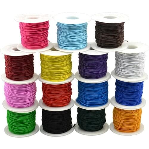 0.8mm 50 Meters Nylon Cord Elastic Cord Beading Stretch Thread/String/Rope for DIY Necklace Bracelet Jewelry Making