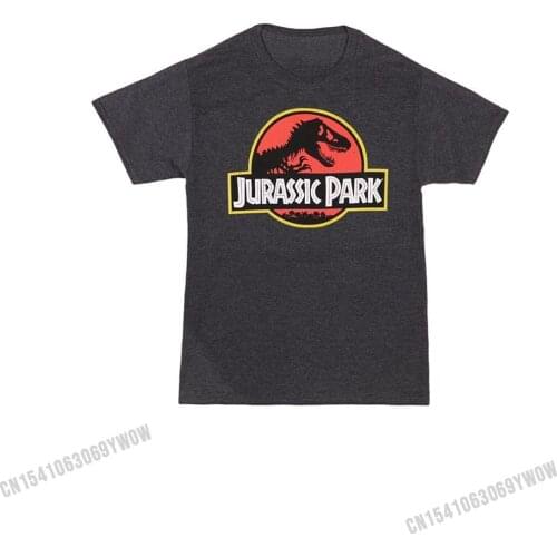Jurassic Park Movie Logo Adult T-Shirt Graphic Fashionable Tops Tees Cotton T Shirts for Men Normal