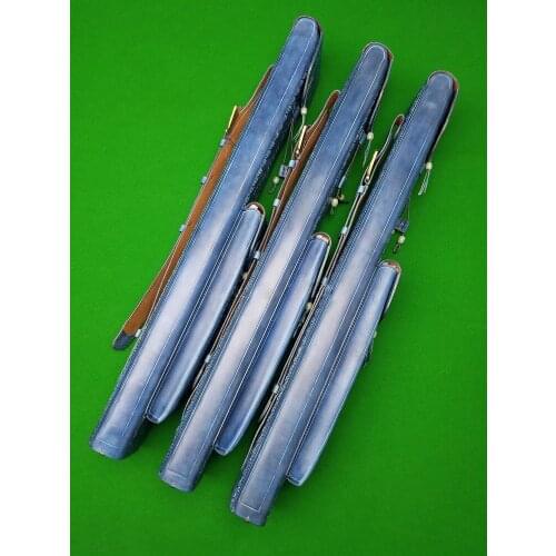 JF4-D01 Billiard 4 Holes Case 2B2S Genuine Leather Case Top and Side Handle 85*12*5cm Embroidery Bag Billiard Accessories