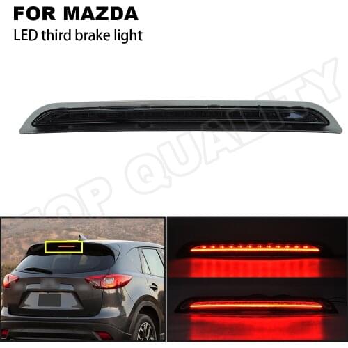 1PCS LED Third Brake Lights For MAZDA CX-5 2013 2014 2015 High Mount Rear Third Brake light Stop 3D Bar Two Function Style