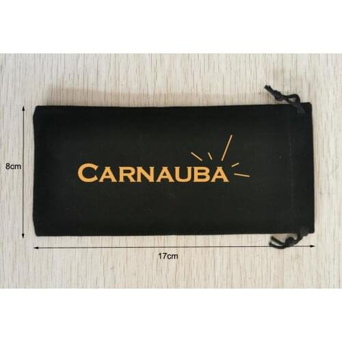 Customised Logo 100PCS 8x17cm Black Velvet Bags Drawstring Gift Pouches Printed With Yellow Logo