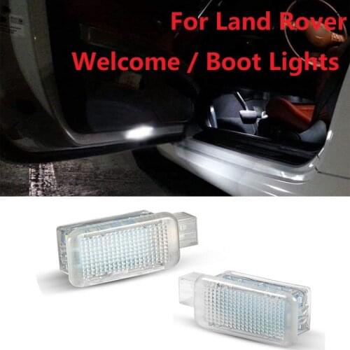 2Pcs LED Welcome Lights For Land Rover Defender 2020 Rear Boot Interior Courtesy Light Lamp For Range Rover L405 L494