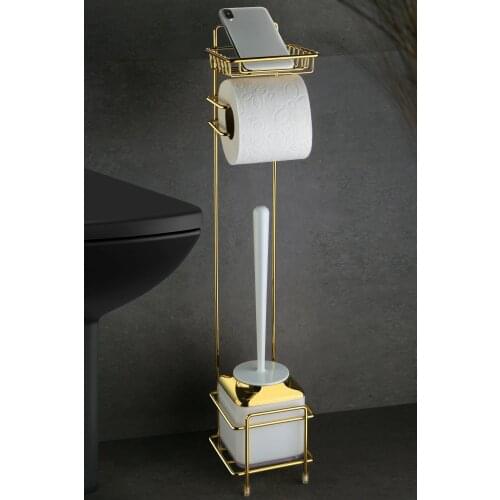 Stainless Steel Toilet Paper Holder with Phone Shelf, Bathroom Tissue Holder Toilet Paper Roll Holder держатель для туалетной