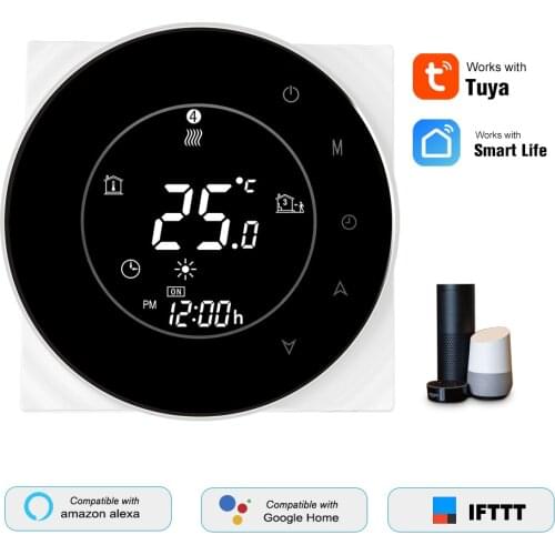 Electric Heating Thermostat Smart WiFi Digital Temperature Controller APP Control Programmable with Amazon Echo 16A AC95-240V