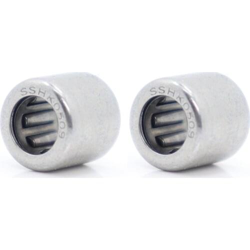 HK0509SS Needle Bearings 440C 5*9*9 mm 2 Pcs Stainless Steel Drawn Cup Needle Roller Bearing HK050909 TLA59Z HK0509
