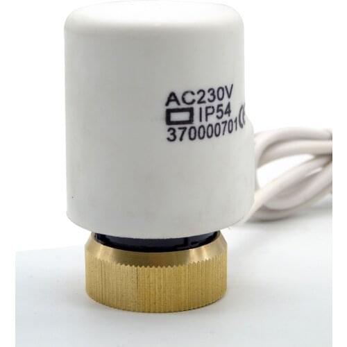 220V Floor Heating Valve for underfloor heating manifold thermostat normally open radiator- Electric thermal actuator valve