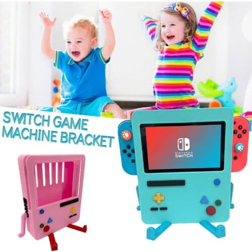 For Switch Game Console Bracket Cute Cartoon Multicolor Silicone Handheld Game Console Stand Holder For Switch Accessories