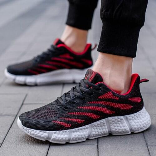 Running Shoes Breathable Lace-Up Casual Mens Shoes Brand Designer Sports Shoes Outdoor Sports Shoes Lightweight Fitness Shoes