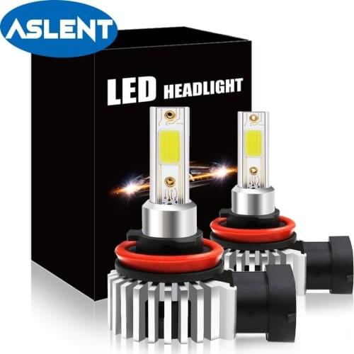 Mini H7 LED H4 H11 H8 Car Headlight Bulbs 10000LM 6500K High Low Turbo led HB4 9006 9005 HB3 fog lamp luces led para auto nebbia