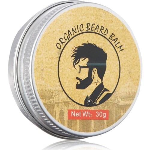 Natural Organic Beard Balm Beard Cream Beard Care Moustache Wax Mens Shaving Cream Beard Moisturizing Nourishing Cream