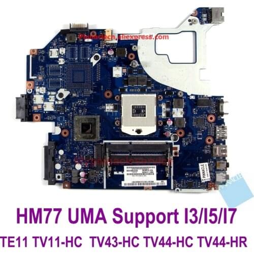 NBC0A11001 Motherboard for Packard Bell EasyNote TE11 TV11-HC TV43-HC TV44-HC TV44-HR LA-7912P Q5WV1 UB6 100