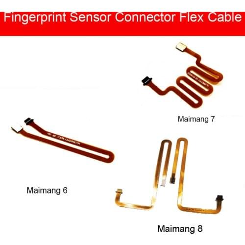 FingerPrint Sensor Connector Flex Cable For Huawei Maimang 6 7 8 Finger Print Connect Menu Touch ID Flex Ribbon Repair Parts