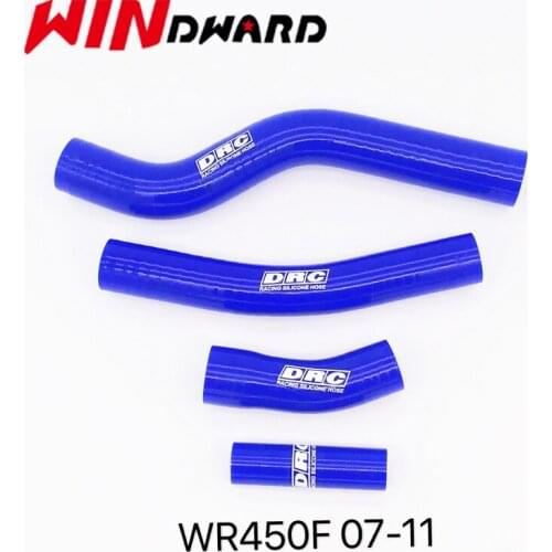 High Temperature Resistance Motorcycle Silicone radiator coolant hose kit for WR450F WR 450F 07-11