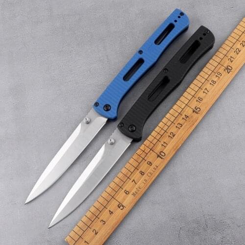 Tactical outdoor folding knife 417 nylon fiber handle Mark S30v blade camping survival hunting self-defense hand tool knife