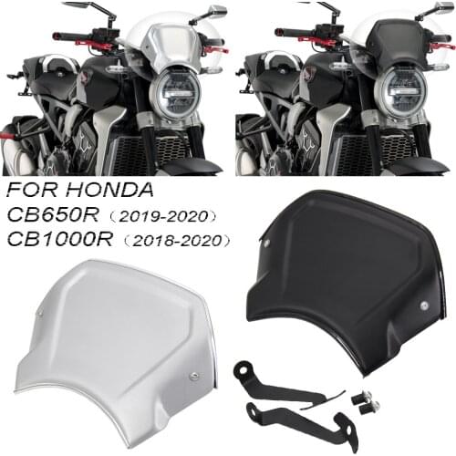 Motorcycle Sport Touring Windshield WindScreen Wind Deflector For HONDA CB650R CB1000R CB1000 R CB 650R 2018-2020