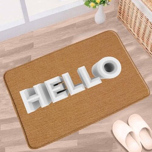 Doormat Vintage Wooden Board Indoor Home Mats Bedroom kitchen Mat Use Bathroom Carpet Toilet Foot Pad Washable Floor Decor Rugs
