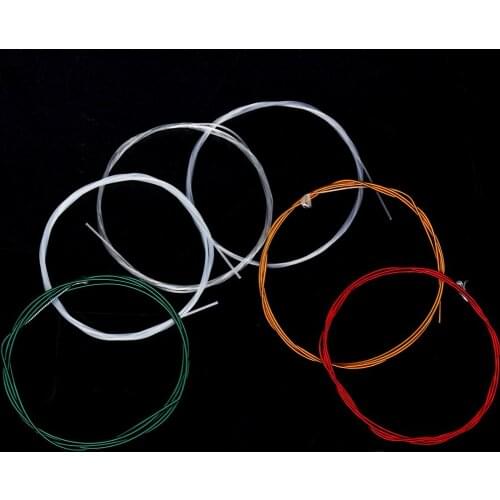 1 Set Of 6 Pcs Colorful Classical Acoustic Guitar Strings For Guitar Lovers