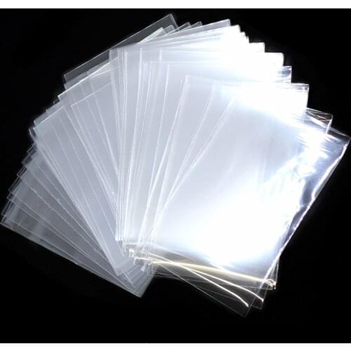 100Pcs 6.6cm 6cm X 9Cm Matte Cards Sleeve Cards Protector for Magic Card Cover Transparent Card Holder