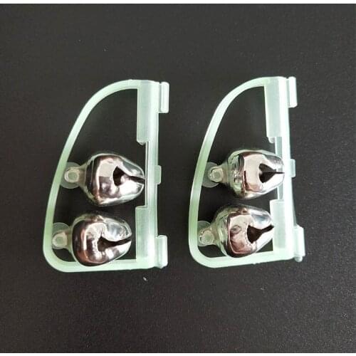 50PCS Fishing Bite Alarm Fishing Rod Clamp Tip Clip Spiral Bells Ring Fishing Bell Alarm Fishing Accessories