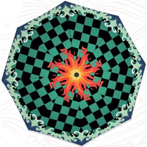 7 Type Demon Slayer: Kimetsu No Yaiba Animation Surrounding New Umbrella Folding Cartoons Personality Lovely Sunshade Toys Gifts
