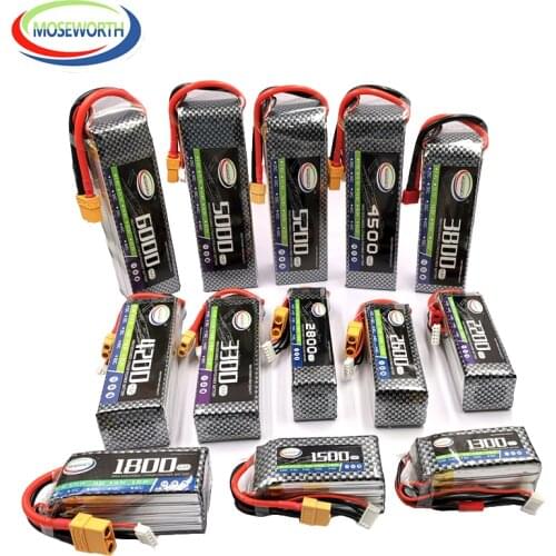 Nano 4S 14.8V RC Drone LiPo Battery 1500 2800 3500 3800 4200 5200 6000mAh 30C 40C 60C For RC Airplane Car Helicopter RC Battery