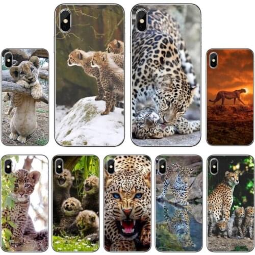 Baby-Cheetah-Full-Speed-Sunset Phone Cases For Xiaomi poco X3 nfc F2 Pro M3 Mi 5X 6X Max Mix 1 2 2S 3 Mi5 Mi6 Mi3 Mi4
