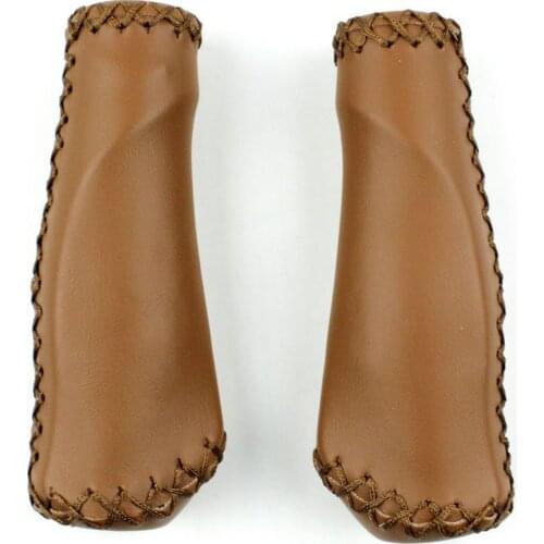 Ergonomic Microfiber Leather Handlebar Cover For Cycling City Commuter Handlebar Cover Hand-sewn Bicycle Handlebar Cover