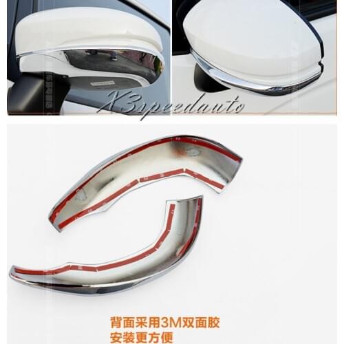 For Honda Fit/Jazz 2014-15 Car Stickers Side Door Mirror Trim Free Shipping