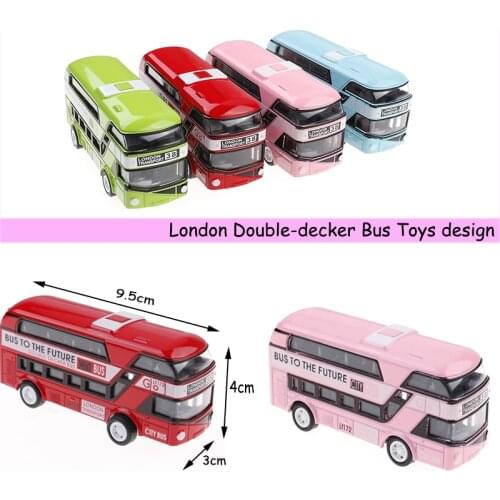 Double-decker Bus London Bus design Car Toys Sightseeing Bus Vehicles Urban Transport Vehicles Commuter vehicles