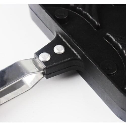 LBER Taiyaki Double Fish Shaped Hot Dessert Waffle Cake Maker Pan Japanese Pancake Double Pan Fry Pan