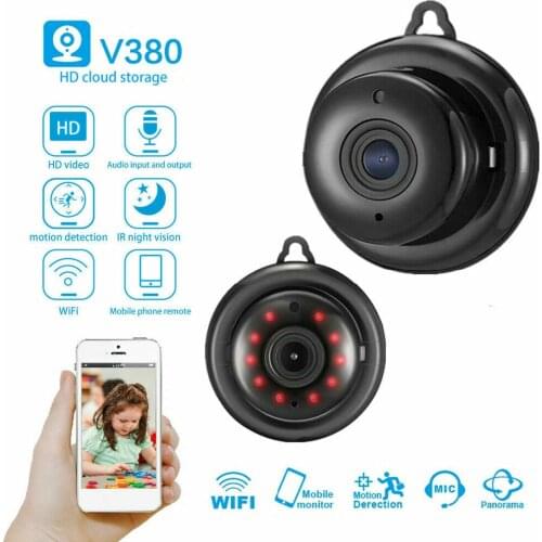 1080P Camera Home Office Hanging Type Night View Wifi Camera Wireless HD Video Recording Device Mini Wifi Baby Monitor