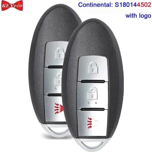 KEYECU 2pcs for Nissan Kicks 2018 2019 2020 Rogue Sport 2019 2020 Smart Keyless Remote Key Fob S180144502 KR5TXN1 433.92MHz 4A