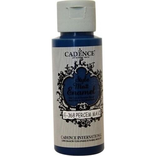 Cadence Style Mat Enamel Glass Paint 368-Perçem Blue 59ml (Porsele
