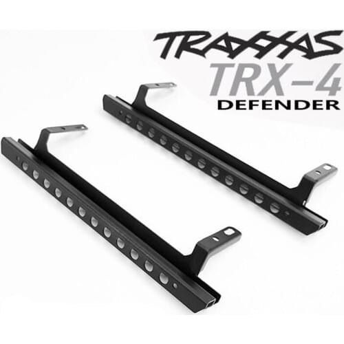 Metal decorative pedal assembly for 1/10 rc crawler traxxas trx-4 defender D110 remote control model car