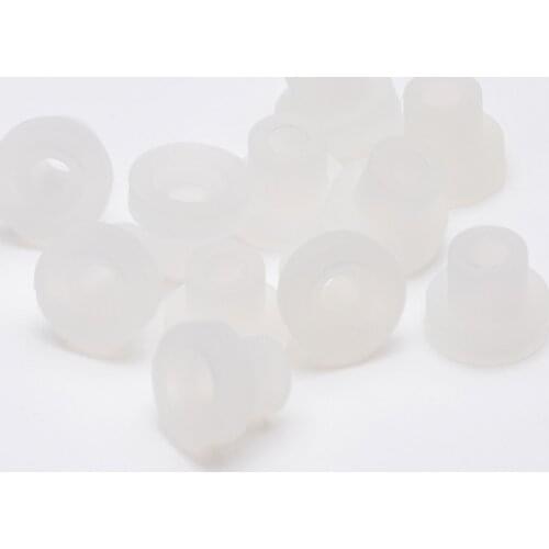 Wholesale White Sterilized Tattoo Needle Rubber Grommets Nipples for tattoo machine gun needles supply 100 pcs/lot
