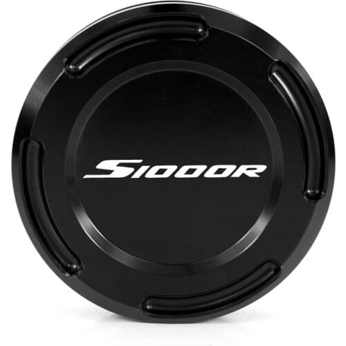 For BMW S1000R 2014 2015 2016 2017 2018 2019 Motorcycle Front CNC Brake Fluid Cap Covers Master Cylinder Reservoir Fluid Plug