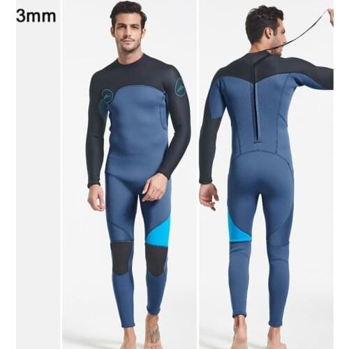 Premium Neoprene Wetsuit 3mm Men Scuba Diving Thermal Winter Warm Wetsuit Full Suit Swimming Surfing Kayaking Equipment Swimsuit