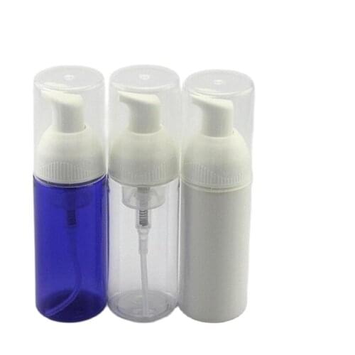 50ML transparent/white/blue FOAMING BOTTLE,MOUSSE BOTTLE,facial cleaner bottle/ handwashing bottle