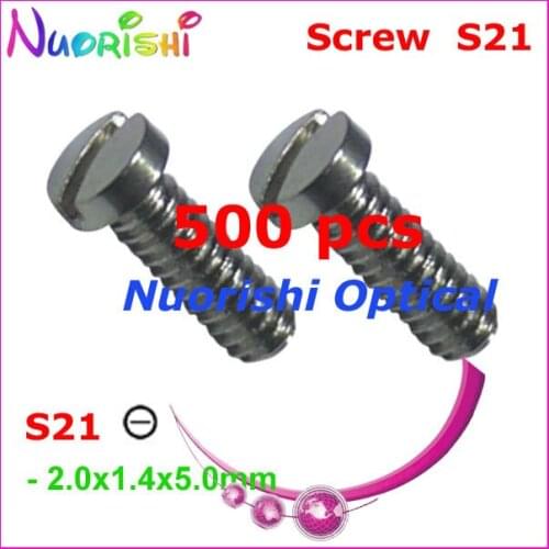 S21 2.0X1.4X5.0mm 500 pcs Glasses Eyewear Nose Pads Screw Head in - + Type Free Shipping