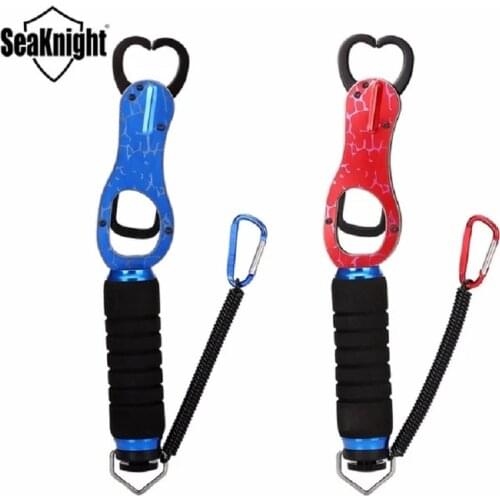SeaKnight Portable Stainless Steel Fish Grip 275mm SK004 Max Load 40LB / 18KG Fishing Grabber Strong Professional Fishing Grip
