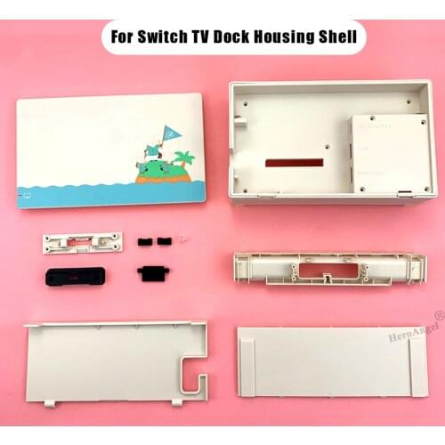 2021 For Nintend Switch Replacement Housing Case Cover Cute Pink Shell for Nintendo Switch TV Charging Dock Station
