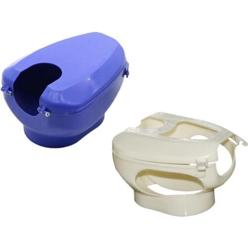 1 Pc White/Blue Pigeon holder Box Pigeon Parrot Chicken Duck Poultry Plastic Fix Frame Brid supplies Farm Equipment