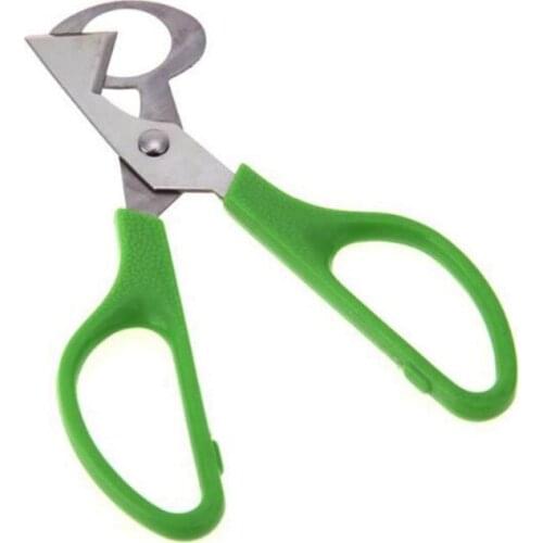 1pc Quail Egg Scissors Egg Cut Whisk Stainless Steel Bird Eggs Cutter Egg Shell Opener Green Kitchen Restaurant Bar Cafe Tools