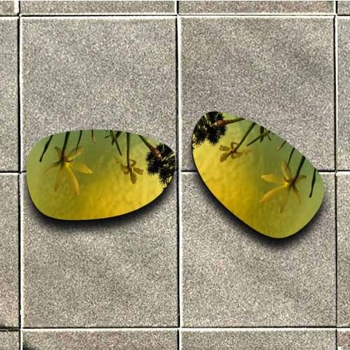 24K Gold Polarized Sunglasses Replacement Lens for-Oakley Felon Frame 100% UV Protection Good Fitness