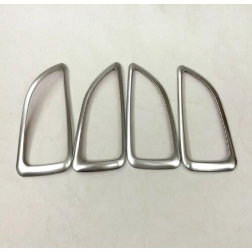 Car-Styling ABS Chrome Car-Covers Interior Door Handle Bowl Stickers Decoration For Hyundai IX35 2010-2015 Internal Accessories