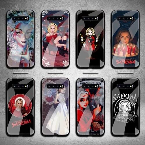 Chilling adventures of sabrinas Phone Case Tempered Glass For Samsung S20 Plus S7 S8 S9 S10 Note 8 9 10 Plus