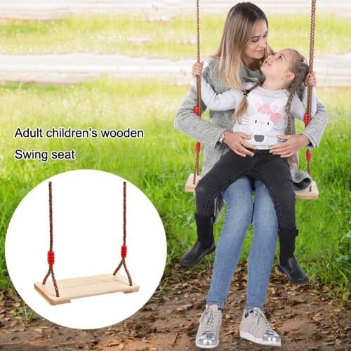 Kids Swing Seat Wooden Tree Suspension Seat For Indoor Outdoor Child High Quality Fine Design Easy To Install Adults Children