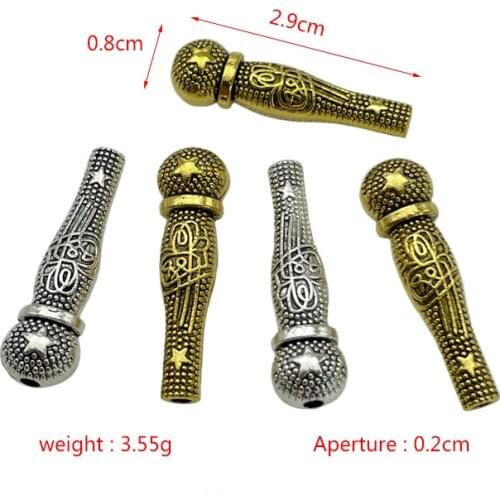 JunKang DIY metal alloy Saudi Arabia meditation prayer beads making connection pieces wholesale jewelry accessories