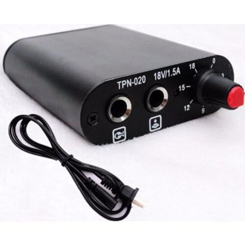 Hot Sale New Black Professional High Quality Mini Tattoo Power Supply Power Cord