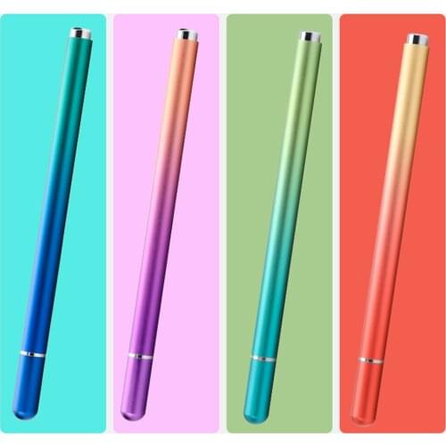 Magnetic Touch Screen Stylus Pen Compatible withCapacitive Screen Gradient Color Replaceable Suction Tip Transparent Disc Stylus